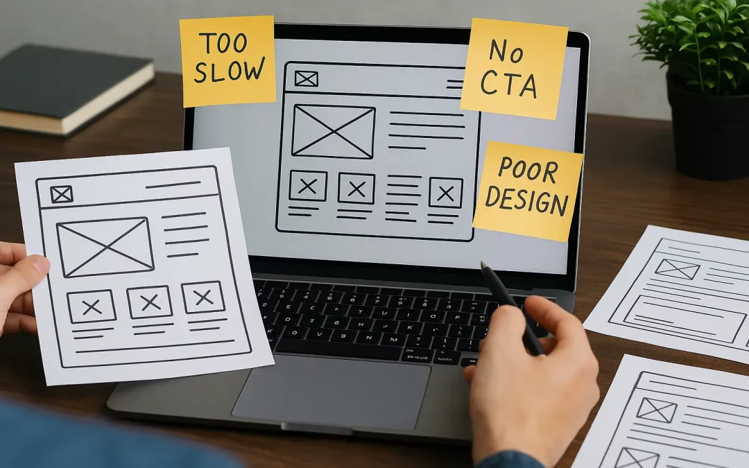 Erreurs à éviter lors de la création de site internet